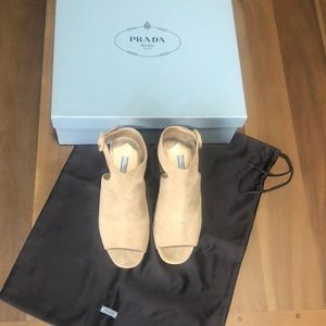 Prada suede sandals